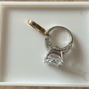2007/2008 juicy couture diamond engagement ring charm